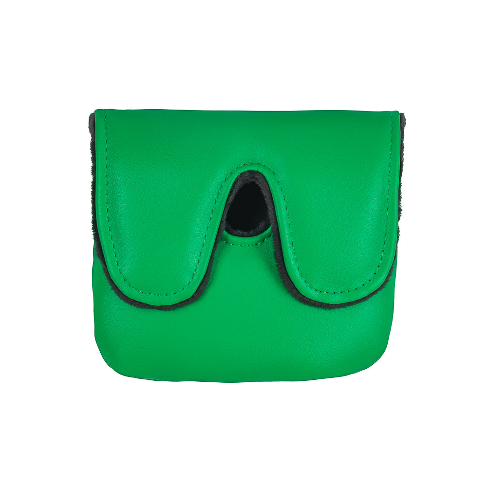 Green Callahan Auto Parts large CS mallet cover with white logo.