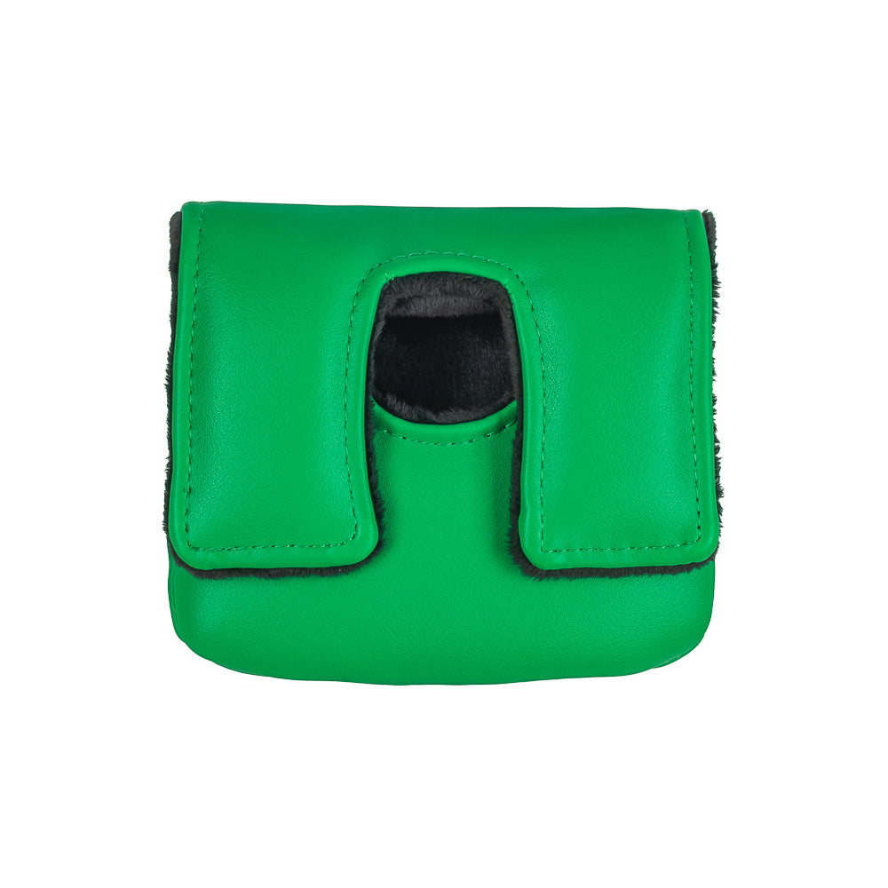 Green Callahan Auto Parts small CS mallet cover with logo.
