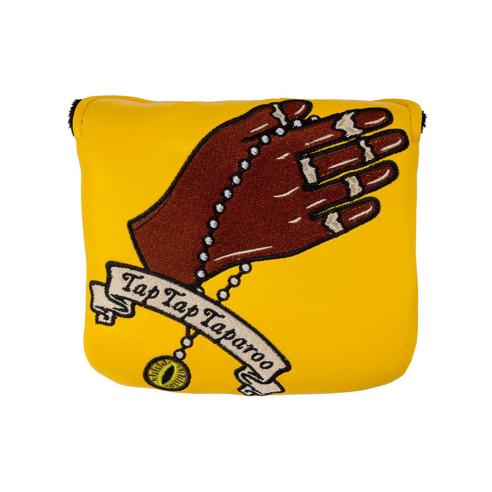 Rewind Golf x Happy Gilmore Tap, Tap, Taparoo movie themed yellow mallet golf headcover.