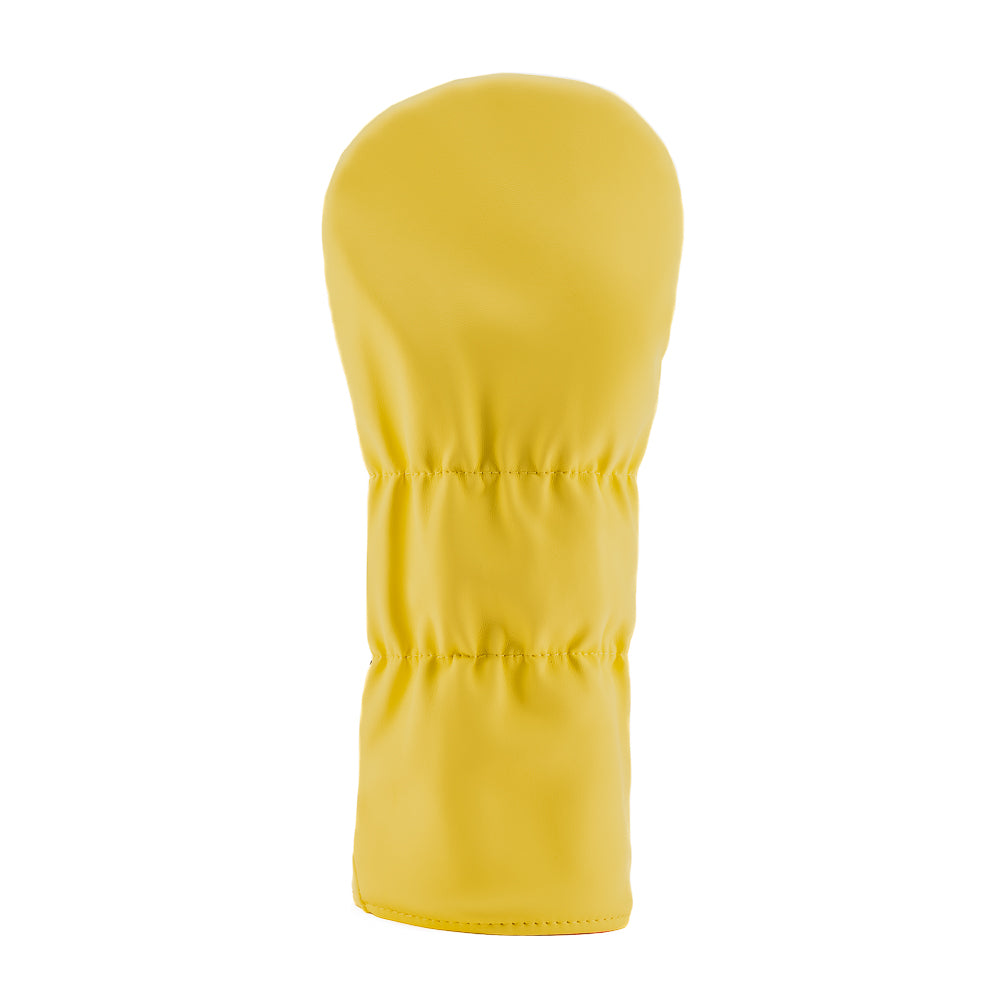 Rewind Golf x Anchorman officially licensed Milk Was A Bad Choice movie themed yellow driver golf headcover.