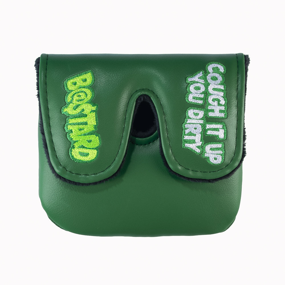 Rewind Golf x Happy Gilmore Cough It Up you dirty bastard gator themed center shaft XL mallet golf headcover.