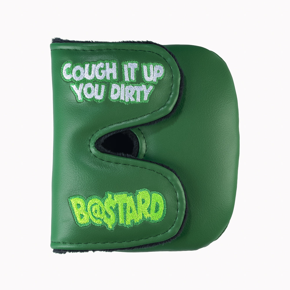 Rewind Golf x Happy Gilmore Cough It Up you dirty bastard gator themed center shaft XL mallet golf headcover.