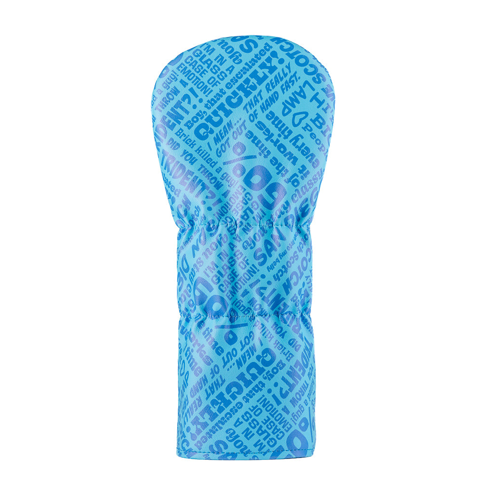 Blue Anchorman driver cover with Channel 4 logo and quotes.