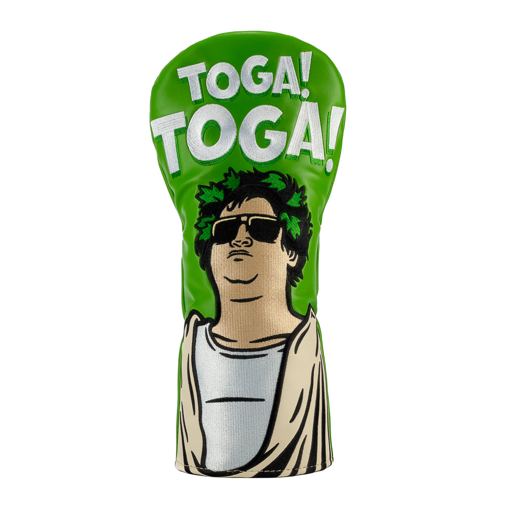 Rewind Golf x Animal House officially licensed movie themed Toga, Toga green driver golf headcover.