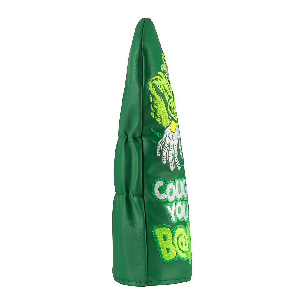 Rewind Golf Happy Gilmore officially licensed Cough It Up green gator themed driver golf headcover.