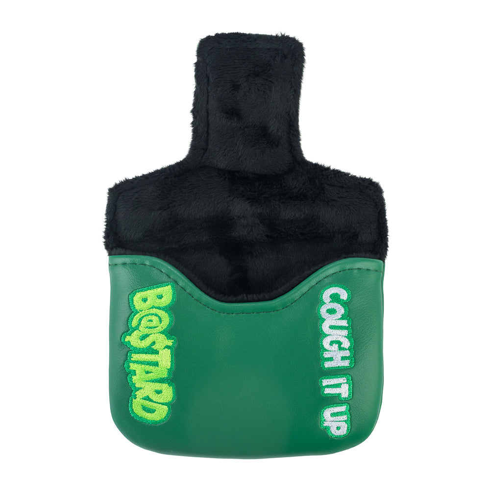Rewind Golf x Happy Gilmore official Cough It Up green mallet golf headcover with alligator design.