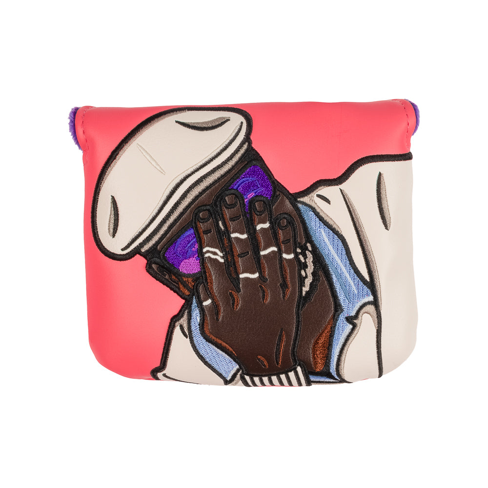 Chubbs Peterson Happy Gilmore official pink mallet golf headcover.