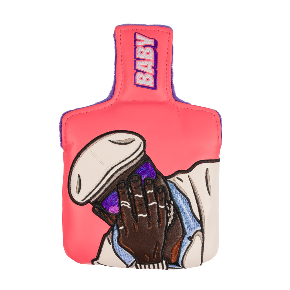 Chubbs Peterson Happy Gilmore official pink mallet golf headcover.