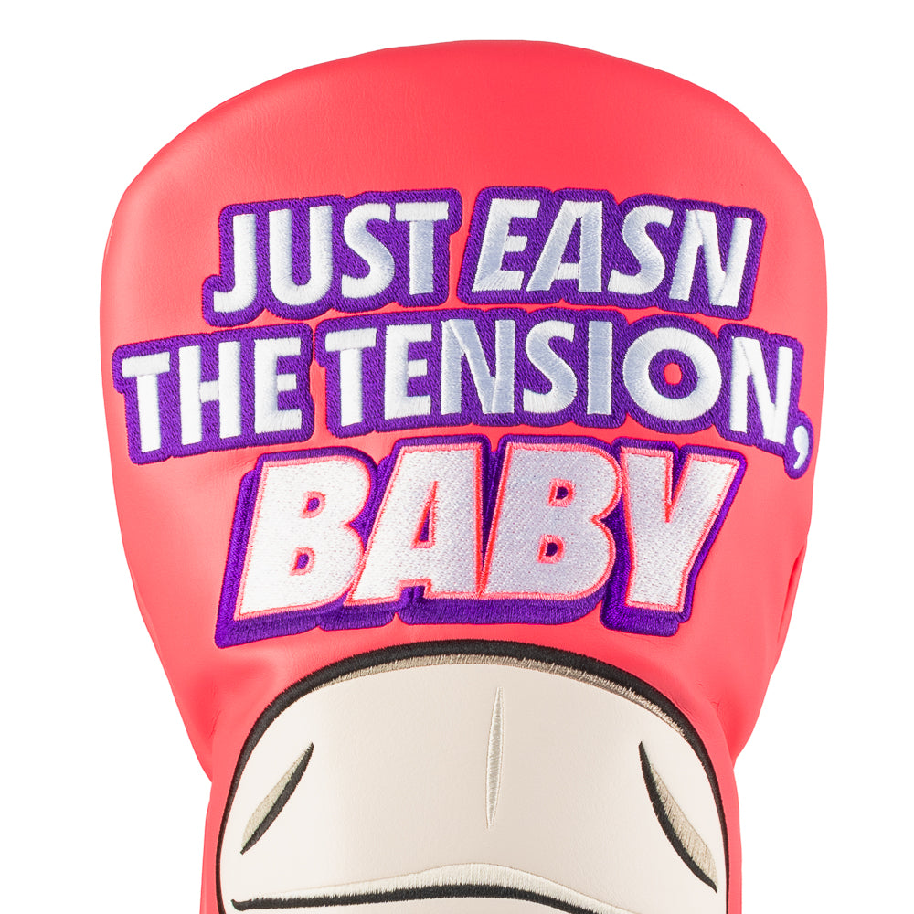 Happy Gilmore Chubbs Peterson Easn The Tension, Baby pink driver golf headcover. 
