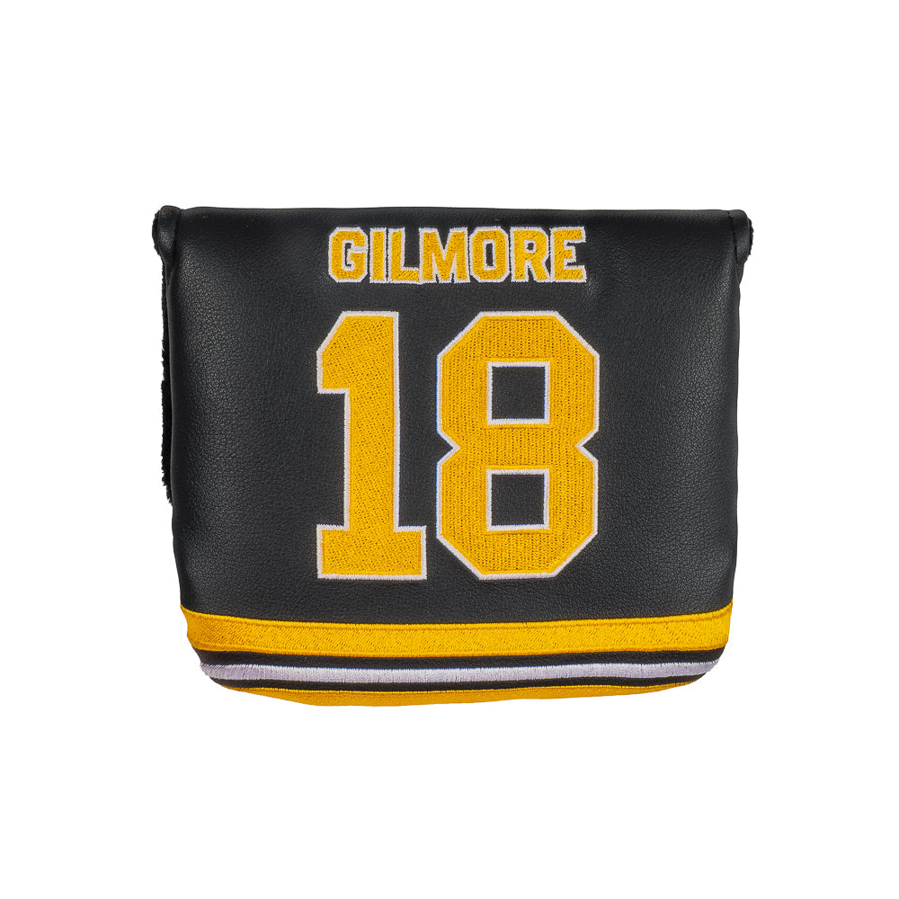 Happy Gilmore 18 Jersey black and gold officially licensed center shaft xl mallet headcover.