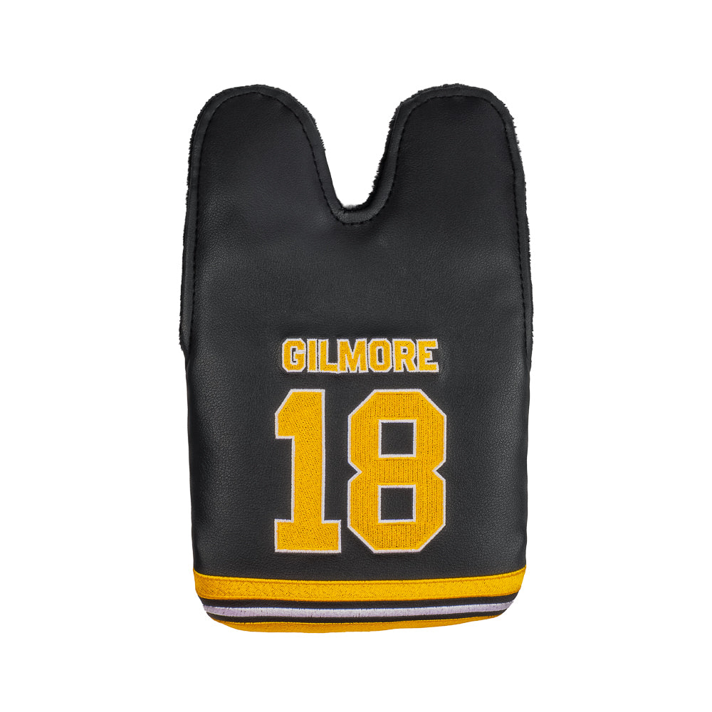 Happy Gilmore 18 Jersey black and gold officially licensed center shaft xl mallet headcover.
