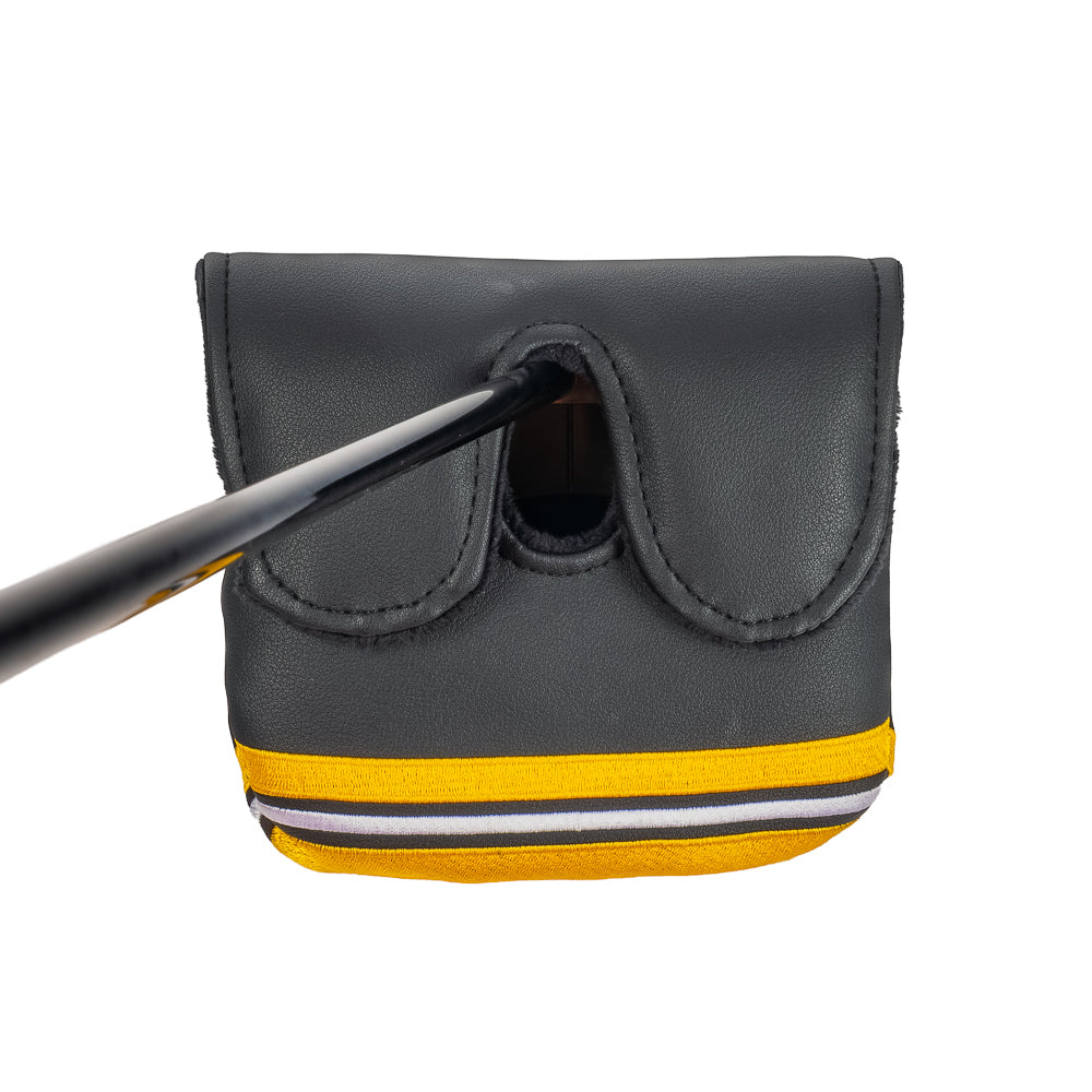 Happy Gilmore 18 Jersey black and gold officially licensed center shaft xl mallet headcover.