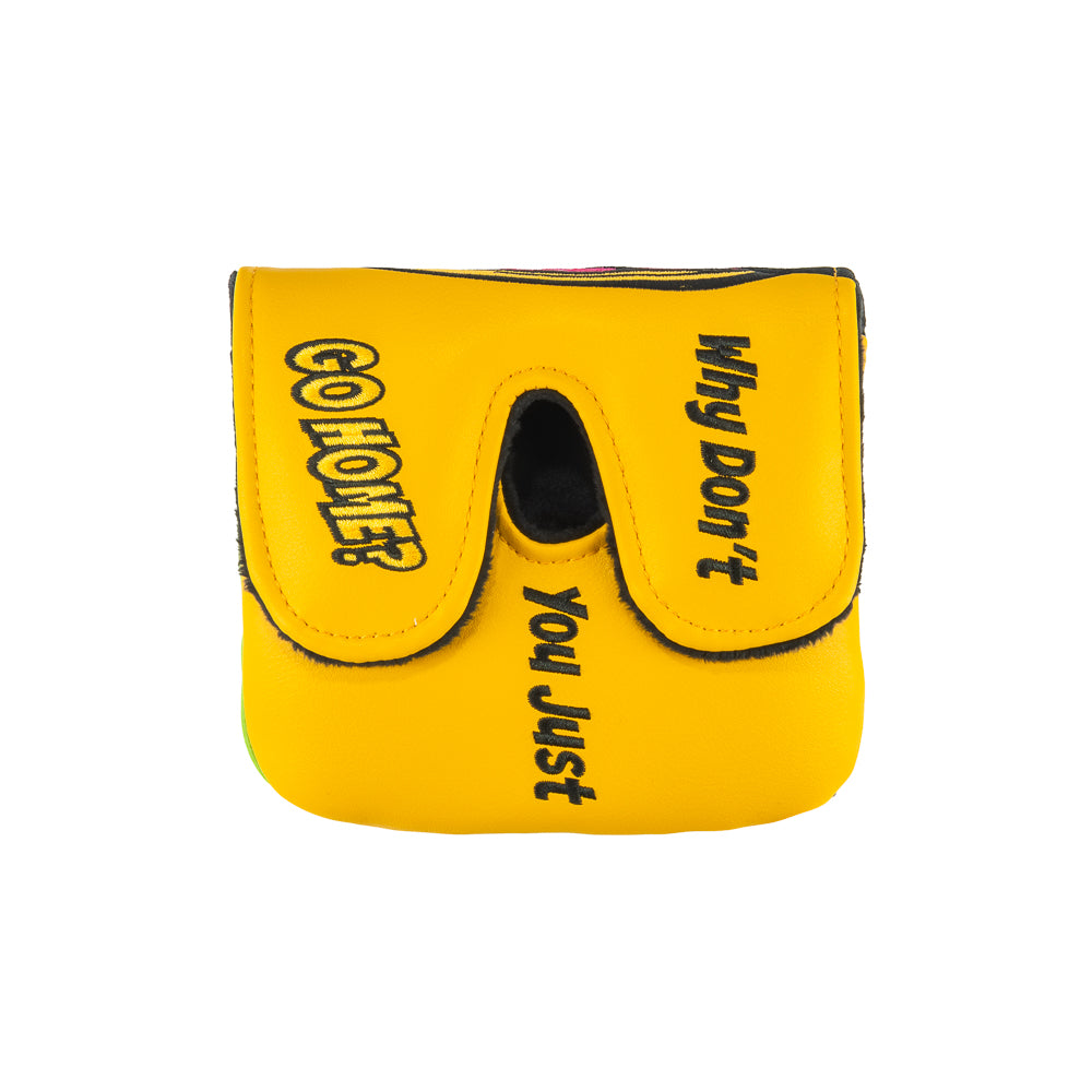 Rewind Golf x Happy Gilmore official "Go Home" movie scene center shaft XL mallet golf headcover.