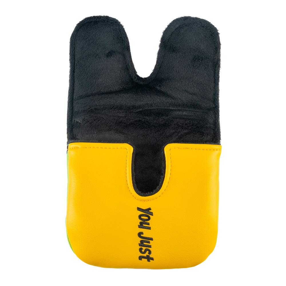 Rewind Golf x Happy Gilmore official "Go Home" movie scene center shaft XL mallet golf headcover.