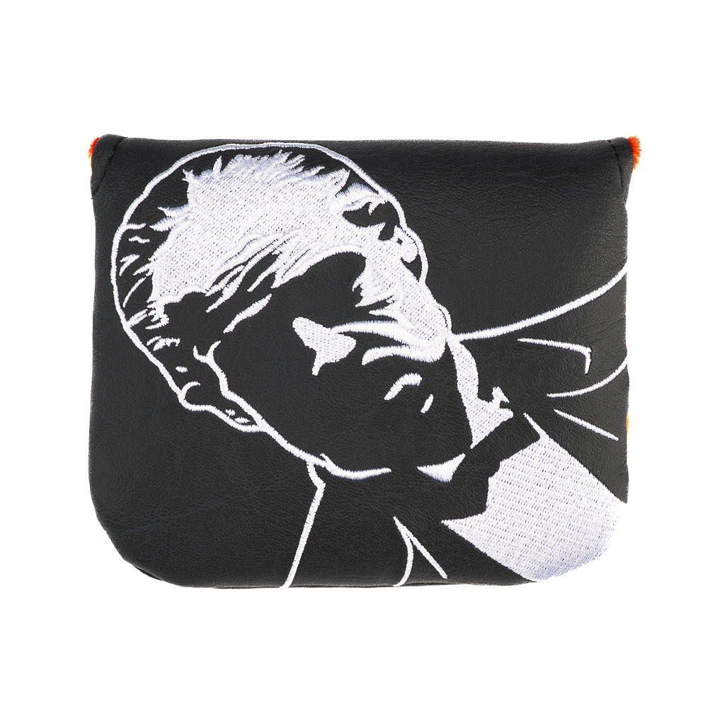 Rewind Golf x The Godfather official offer he can't refuse black and red center shaft mallet golf headcover.