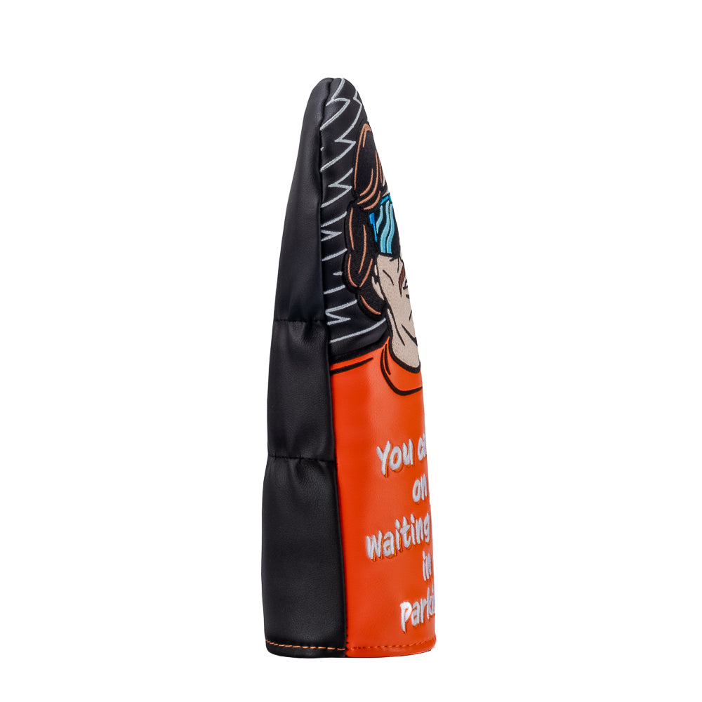 Happy Gilmore x Rewind Golf officially licensed movie themed Mr. Larson parking lot fairway wood golf headcover.