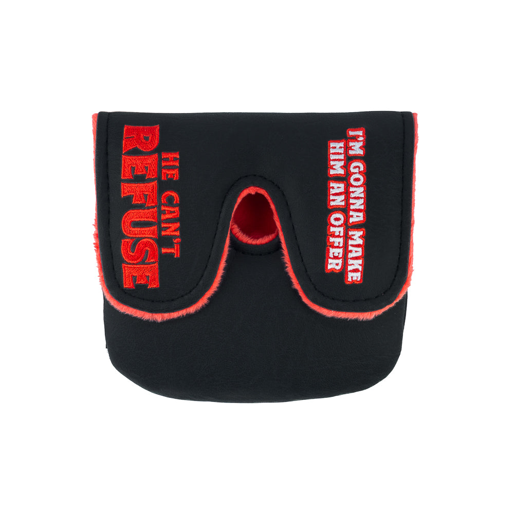 The Godfather Offer He Can't Refuse officially licensed movie center shaft XL mallet golf headcover.