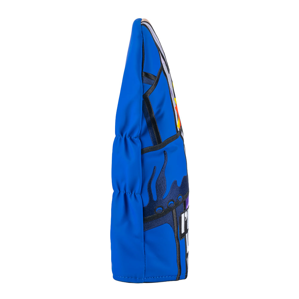 Rewind Golf x Wolf of Wall Street official blue suit I'm Not Leavin golf driver headcover.