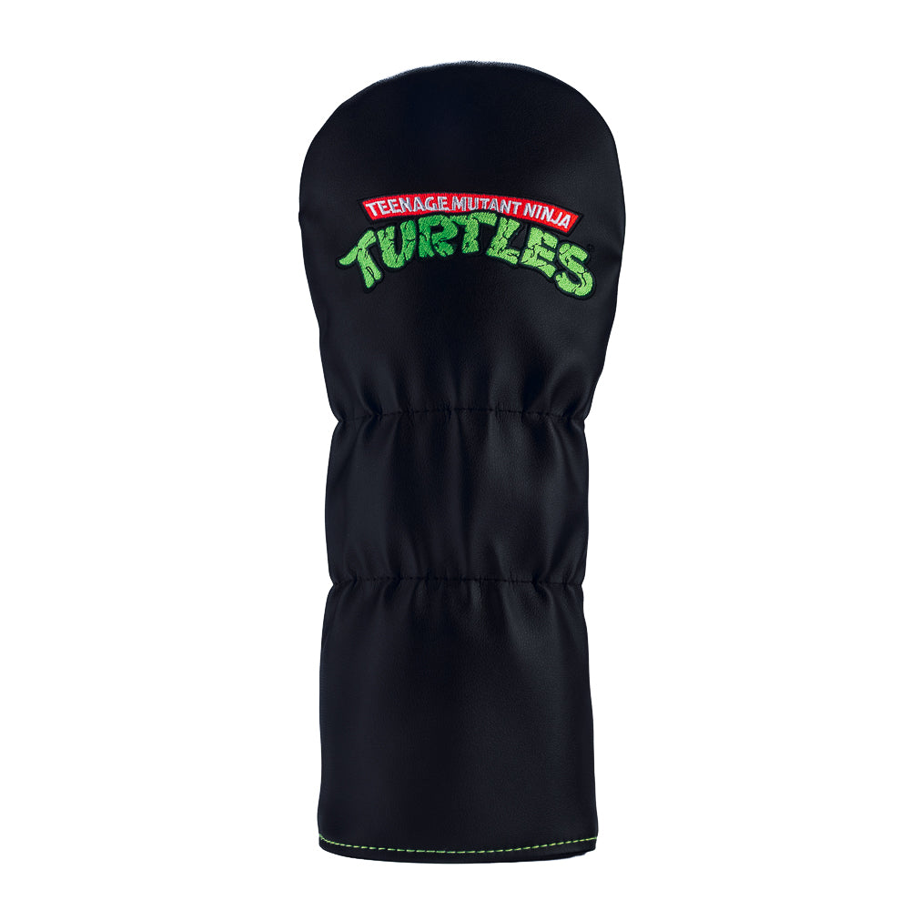 Rewind Golf x TMNT stacked ninja turtles peepers officially licensed green and black driver golf headcover.