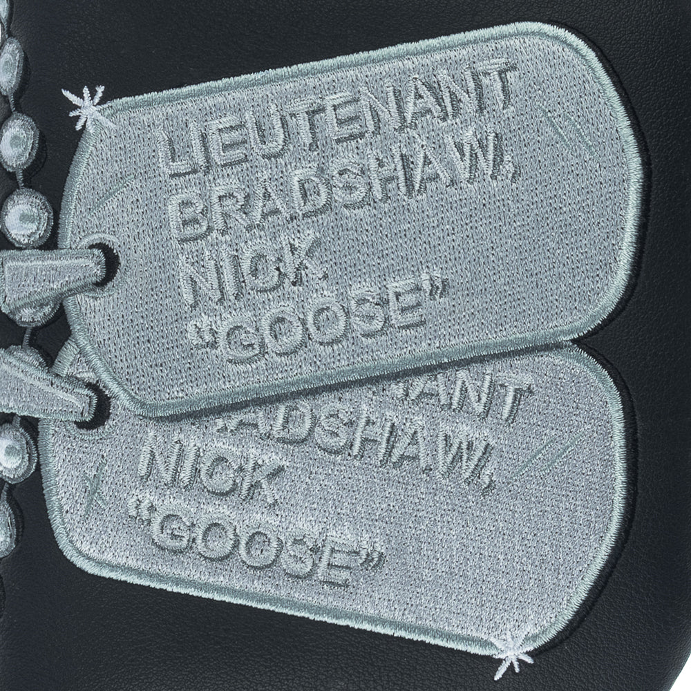 Rewind Golf x Top Gun Talk To Me Goose officially licensed small center shaft mallet putter golf headcover.