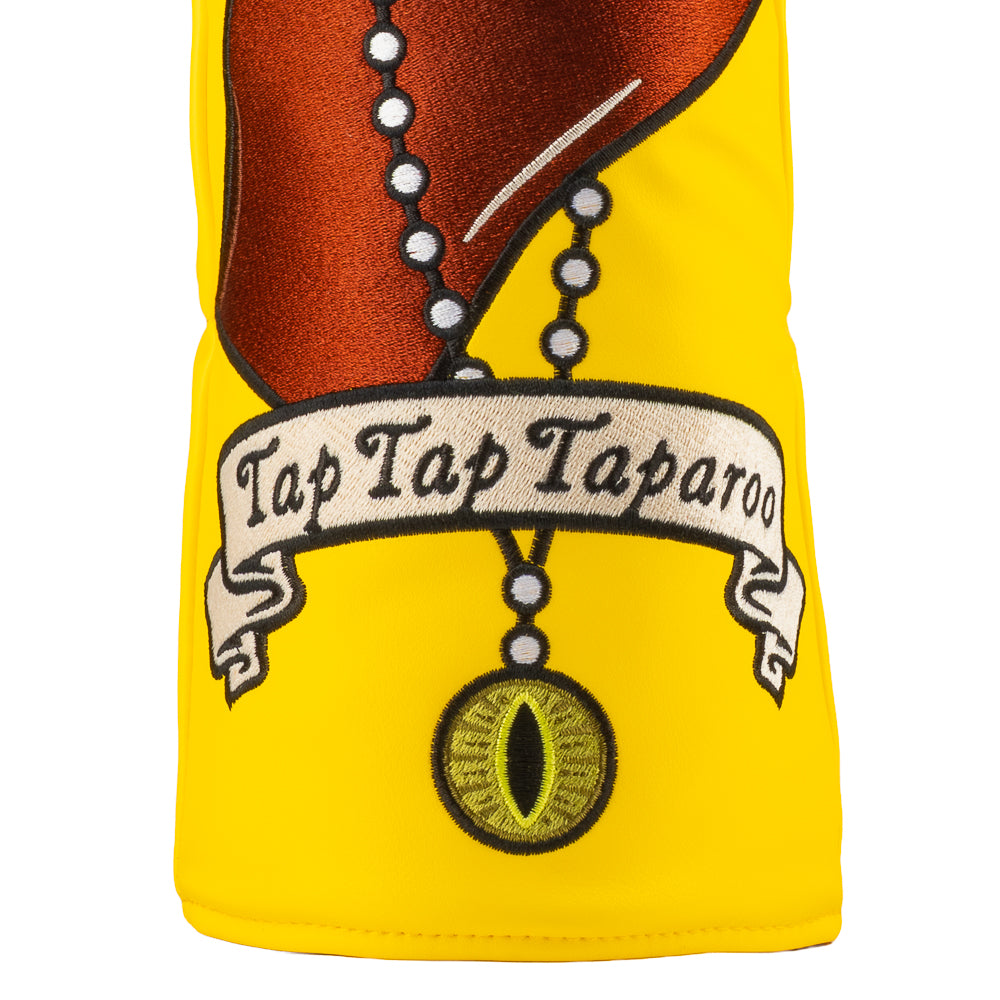 Happy Gilmore Tap Tap Taparoo yellow officially licensed driver golf headcover.