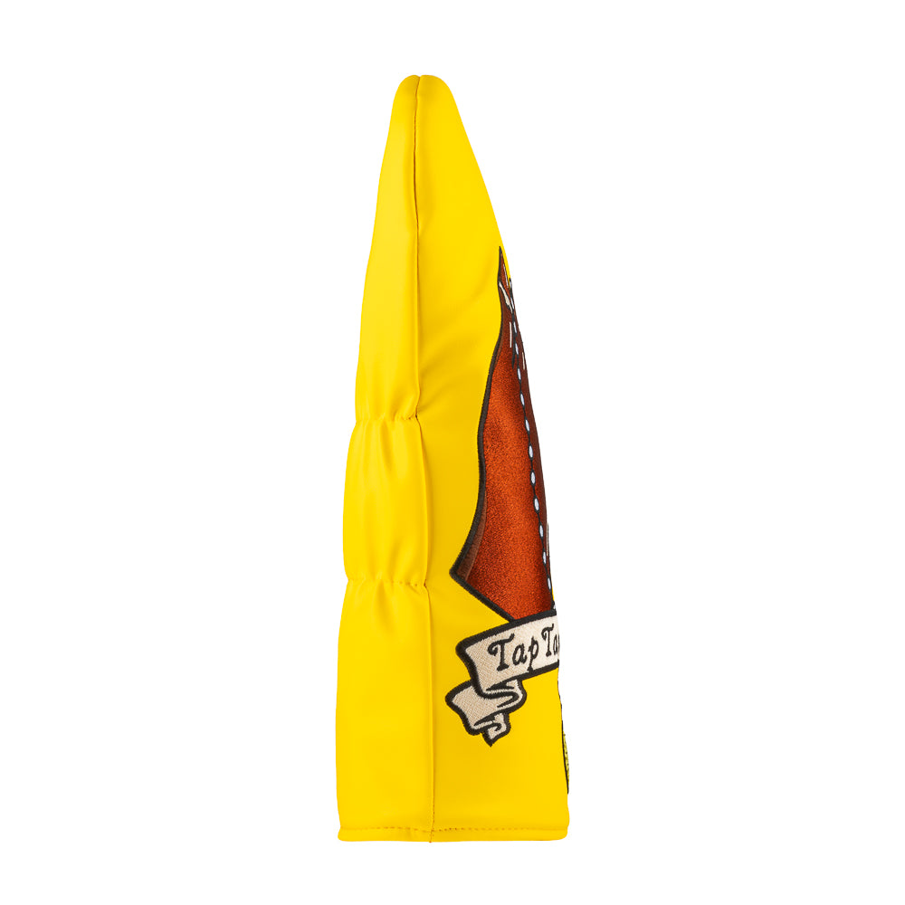 Happy Gilmore Tap Tap Taparoo yellow officially licensed driver golf headcover.