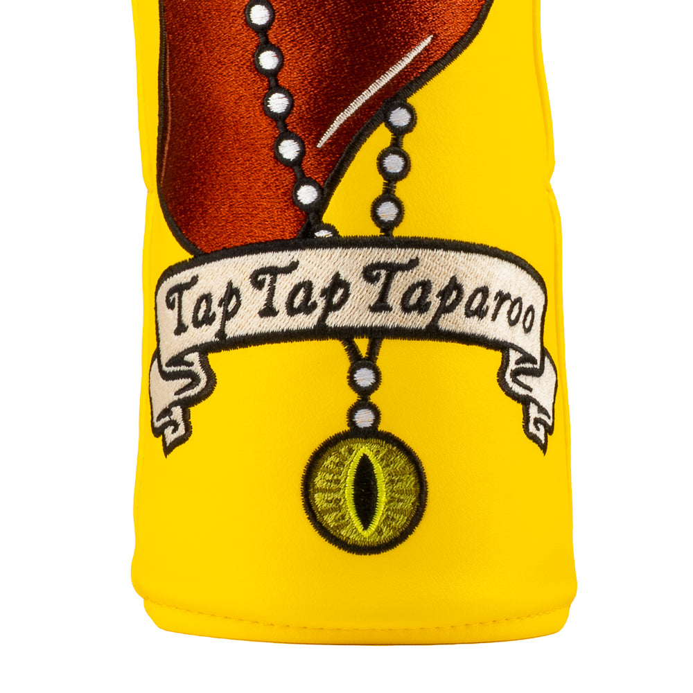 Happy Gilmore Taparoo yellow Chubbs Peterson hand fairway wood golf headcover.