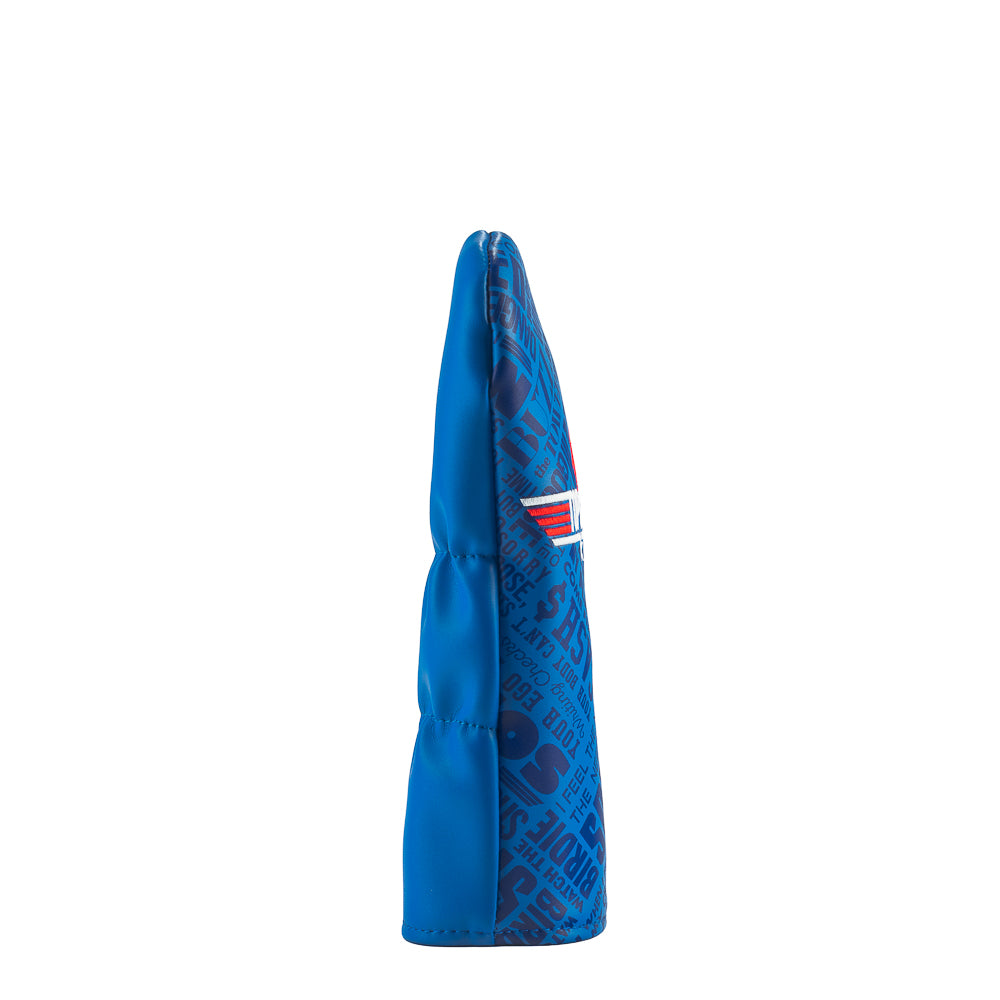 Rewind Golf x Top Gun official blue and red movie quotes hybrid golf headcover.