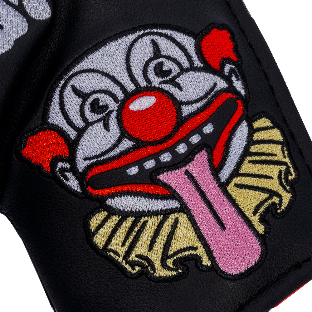 Happy Gilmore x Rewind Golf You're Gonna Die Clown official movie scene blade golf headcover.